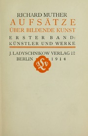 Cover of edition aufstzeberbi01muth