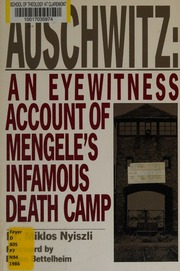 Cover of edition auschwitzeyewitn0000nyis