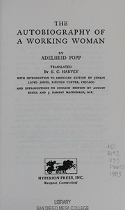 Cover of edition autobiographyofw0000popp