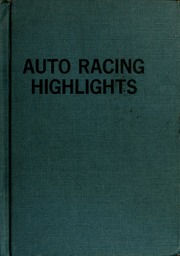 Cover of edition autoracinghighli00burc