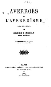 Cover of edition averrosetlaverr00renagoog