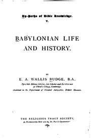 Cover of edition babylonianlifea00budggoog