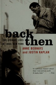 Cover of edition backthen00anne