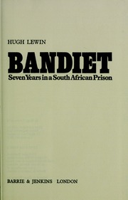 Cover of edition bandietsevenyear00lewirich