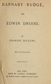 Cover of edition barnabyrudgeande00dickrich
