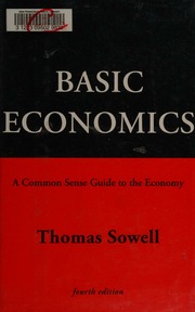 Cover of edition basiceconomicsco0000sowe