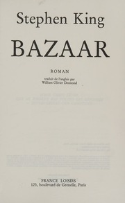 Cover of edition bazaarroman0000king_h9j6