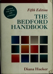 Cover of edition bedfordhandbook000dian