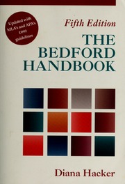 Cover of edition bedfordhandbook5th00hack