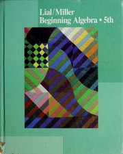 Cover of edition beginningalgebra00lial_1