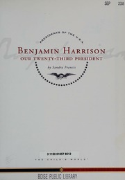 Cover of edition benjaminharrison0000fran_p2h4