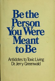 Cover of edition bepersonyouwere000gree