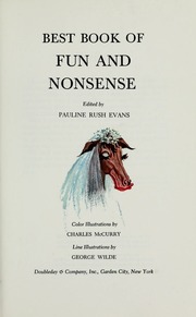 Cover of edition bestbookoffunnon00evan