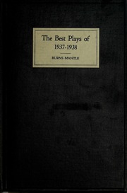 Cover of edition bestplaysof1937300mant