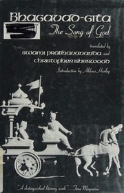 Cover of edition bhagavadgitasong0000swam