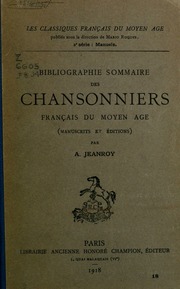 Cover of edition bibliographieso00jean