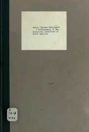 Cover of edition bibliographyofhi1895weekuoft