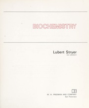 Cover of edition biochemistry00stry_1