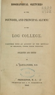 Cover of edition biographicalsk00alex