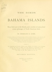 Cover of edition birdsofbahamaisl01cory