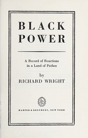 Cover of edition blackpowerrecord0000wrig