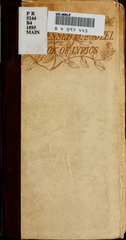 Cover of edition blesseddamozelbo00rossrich