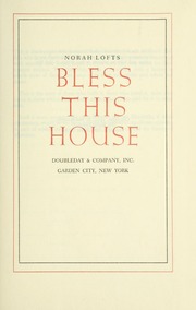 Cover of edition blessthishouse00loft
