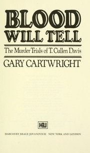 Cover of edition bloodwilltellmur00cart