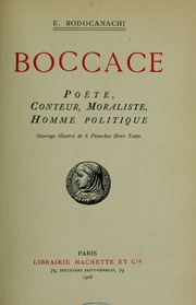 Cover of edition boccacepotecon00rodo