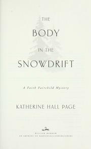 Cover of edition bodyinsnowdriftf00page
