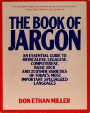 Cover of edition bookofjargon00mill