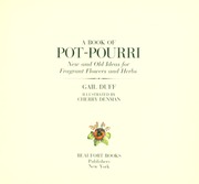 Cover of edition bookofpotpourrin00duff