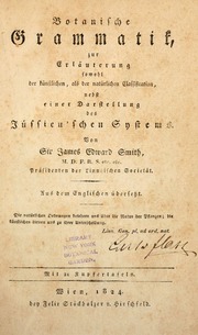 Cover of edition botanischegramma00smit