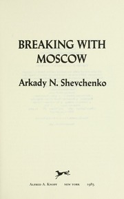 Cover of edition breakingwithmos00shev