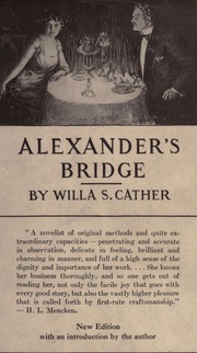 Cover of edition bridgealexanders00cathrich