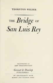 Cover of edition bridgeofsanluisr0000wild