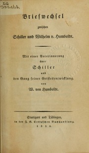 Cover of edition briefwechselzwi00schi