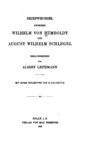 Cover of edition briefwechselzwi01humbgoog