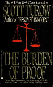 Cover of edition burdenofproof00turo_1
