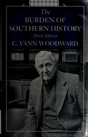 Cover of edition burdenofsouthern00wood_0