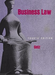 Cover of edition businesslaw0004getz