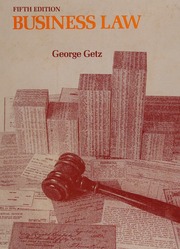 Cover of edition businesslaw0ed5getz
