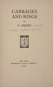 Cover of edition cabbageskings00henr_0