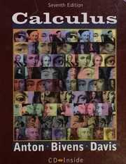 Cover of edition calculus0000anto_n5e7