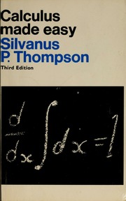 Cover of edition calculusmadeeasy1983thom