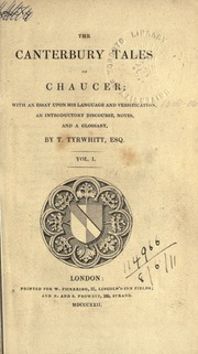 Cover of edition canterburytalesw01chauuoft