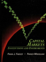 Cover of edition capitalmarketsin0000fabo