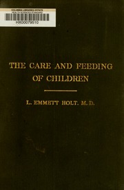 Cover of edition carefeedingofchi1917holt