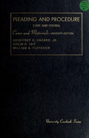 Cover of edition casesmaterialson00haza