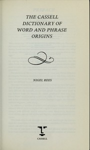 Cover of edition casselldictionar00rees